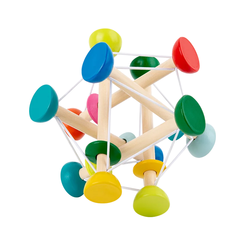 لعبة جرس خشبية مونتيسوري للأطفال