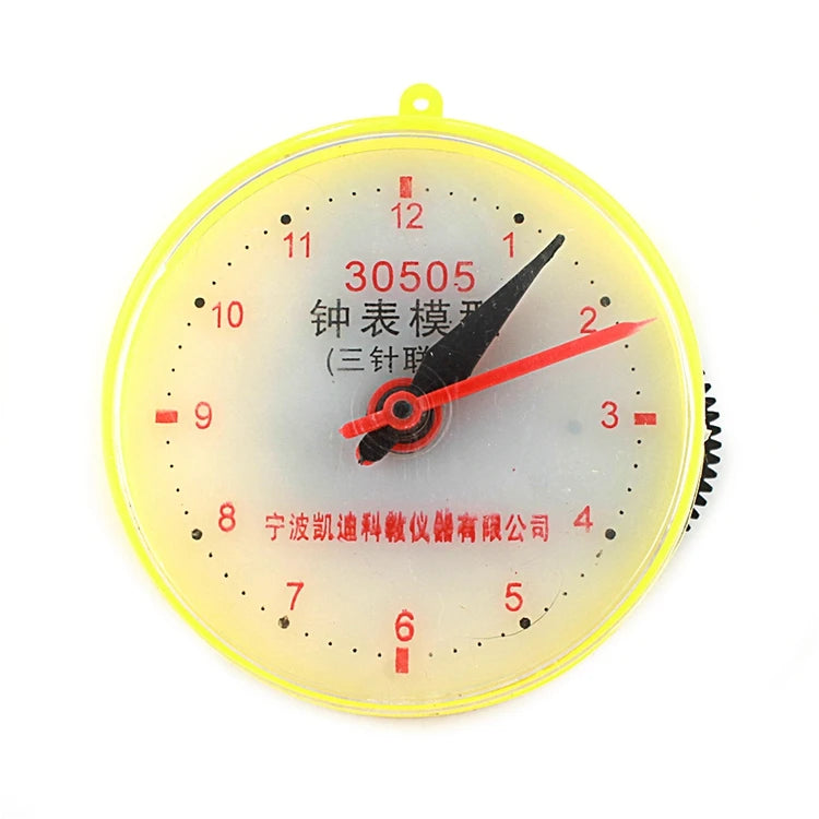 ساعة تقويم مونتيسوري خشبية