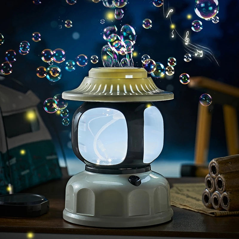 Automatic Bubble Machine with LED Light