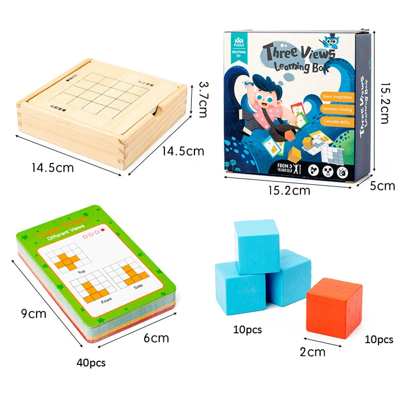 لعبة البازل السحرية مونتيسوري