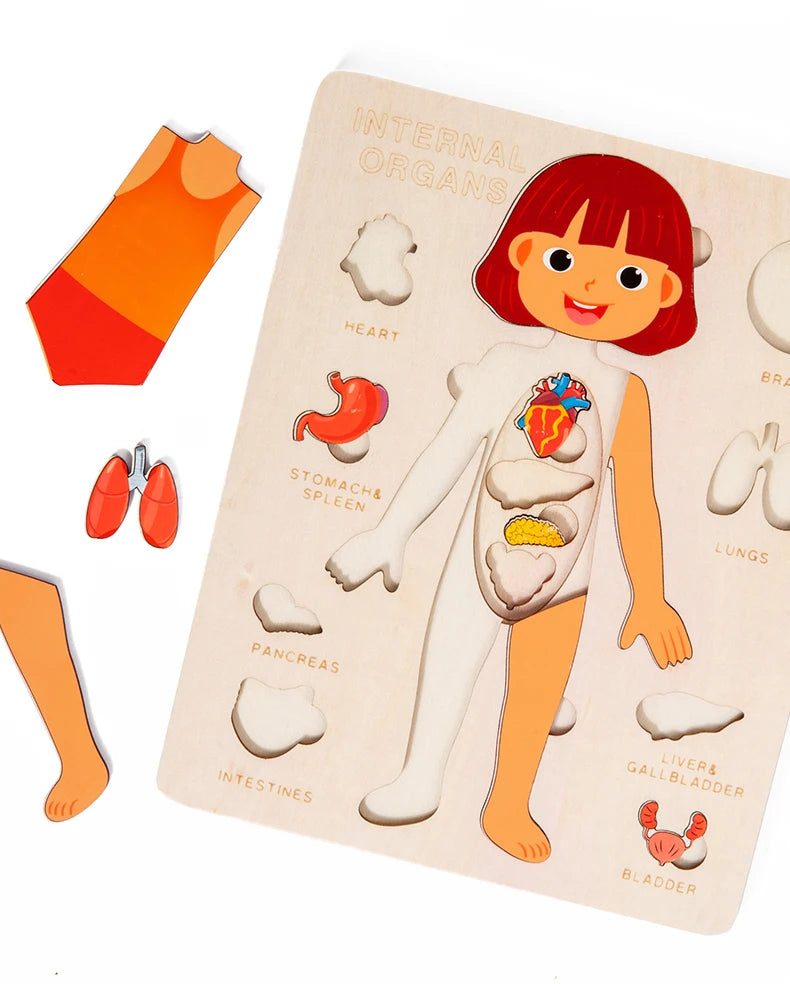 لعبة بازل خشبية مونتيسوري