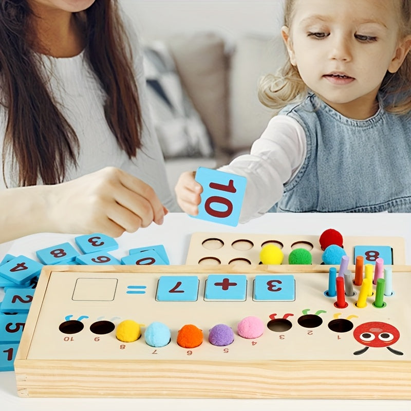 Mental Math Learning Set – Colorful Number Blocks for Addition & Subtraction - Kid Zone