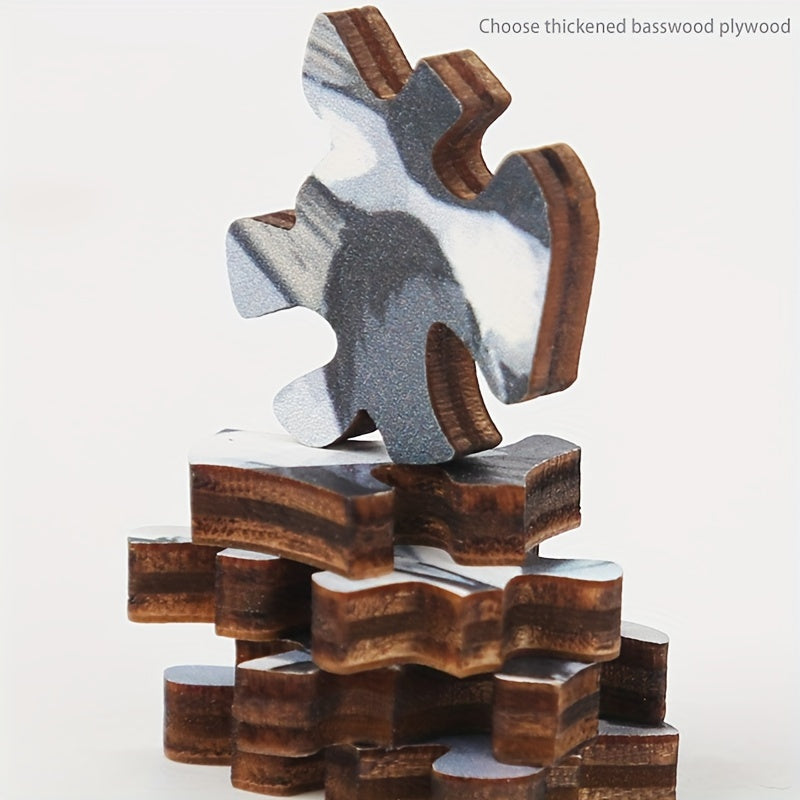 Wooden Panda Puzzle – 300 Pieces | Hidden Panda Challenge - Kid Zone