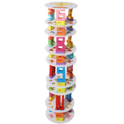 Creative Wooden Tower Building Blocks – 54 Colorful Pieces for Kids - Kid Zone