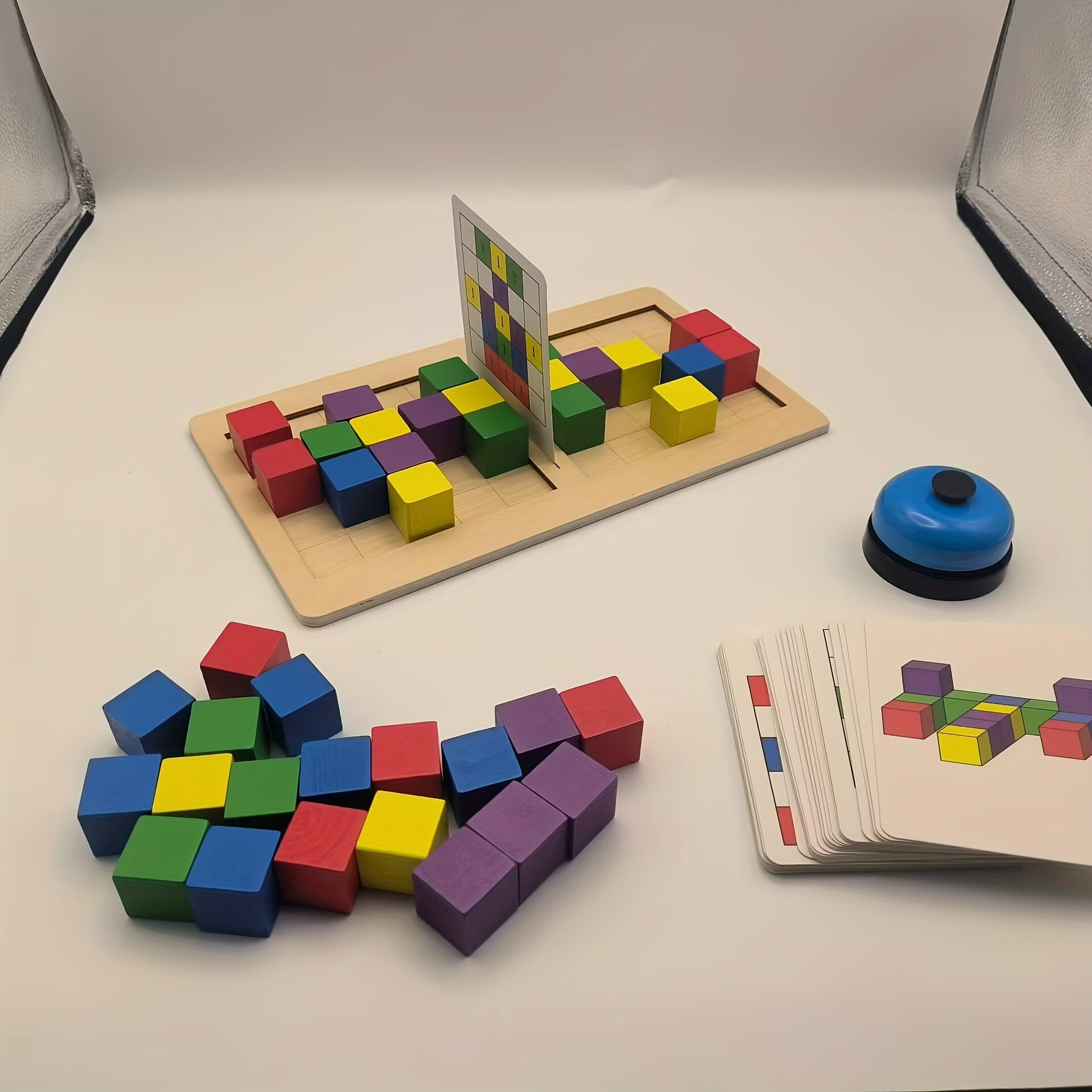 Interactive Wooden Block Game – Fast-Paced Shape Challenge for Kids & Families - Kid Zone