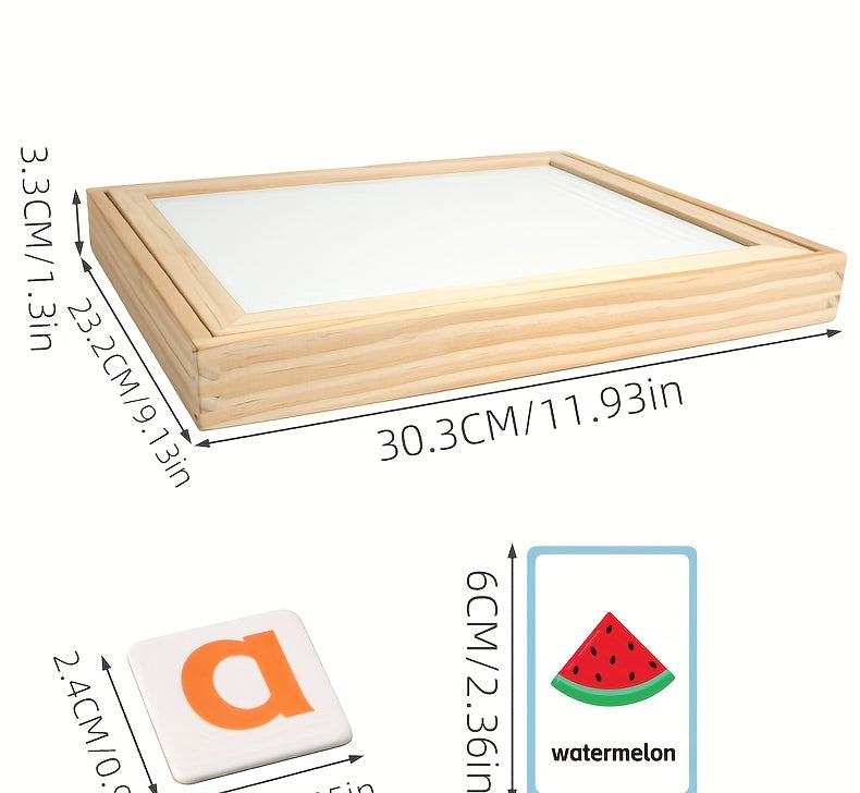 Montessori CVC Word Building Wooden Puzzle – Alphabet Learning & Early Spelling Toy - Kid Zone