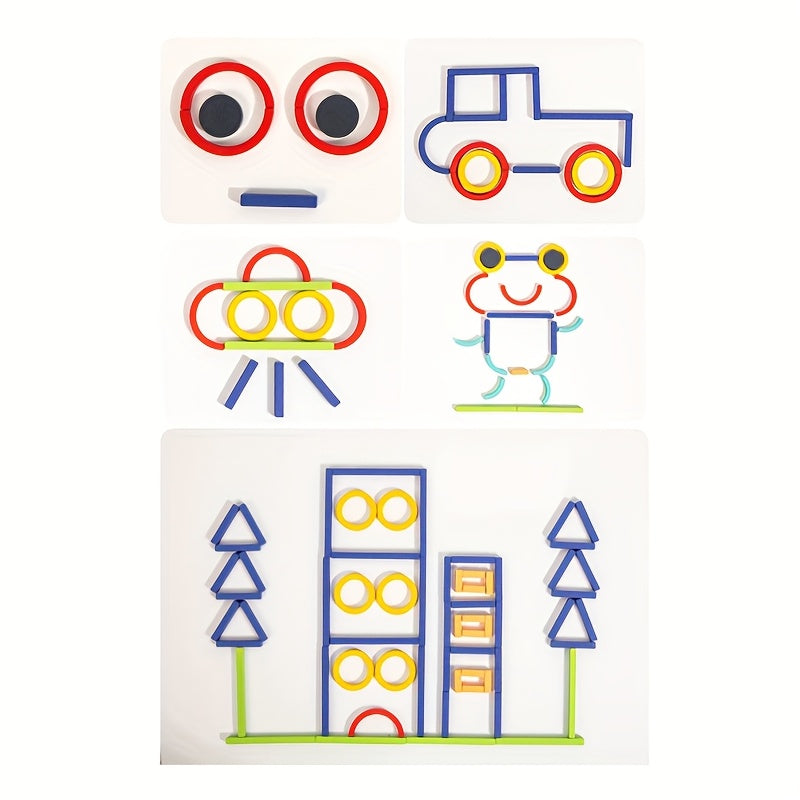 Creative Wooden Stick Puzzle – 150 Colorful Sticks - Kid Zone