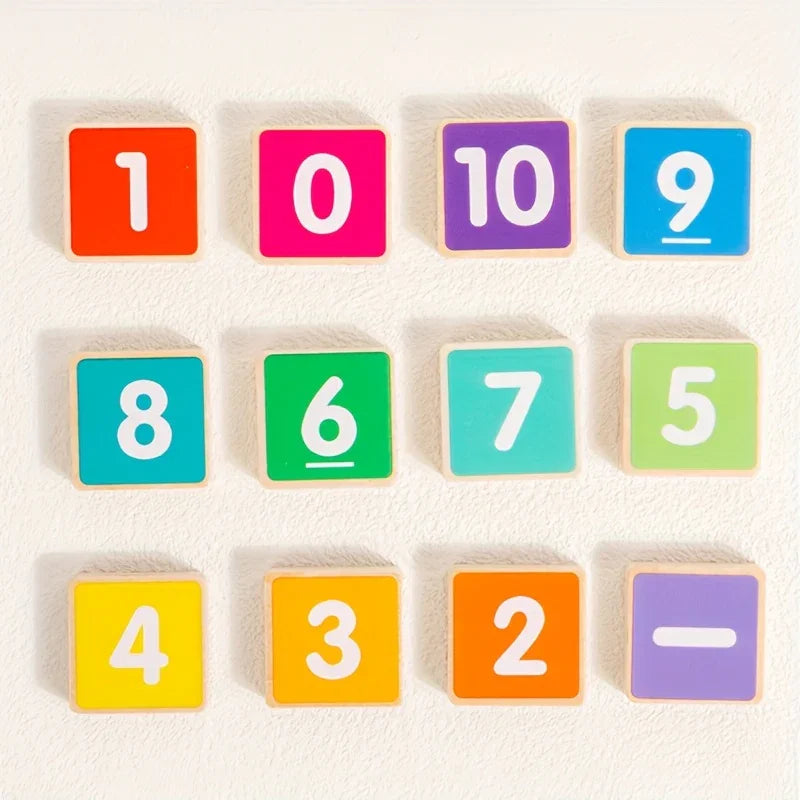 Kids Wooden Educational Frog Toy – Number Learning Puzzle for Toddlers - Kid Zone