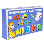 Interactive Wooden Word Sorting Board – Educational Matching Puzzle for Kids - Kid Zone