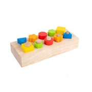 Wooden Educational Toy Board with Screws & Bolts – Hands-On Learning Puzzle for Kids - Kid Zone