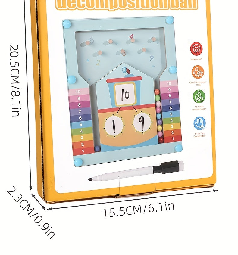 Colorful Number Decomposition Toy – Interactive Math Learning Spinner for Kids - Kid Zone