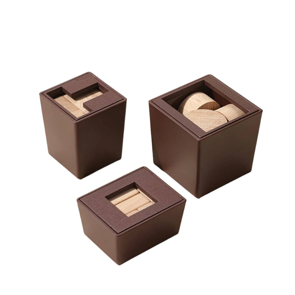 3D Wooden Puzzle Blocks for Kids – STEM Learning Toy for Creative Thinking - Kid Zone