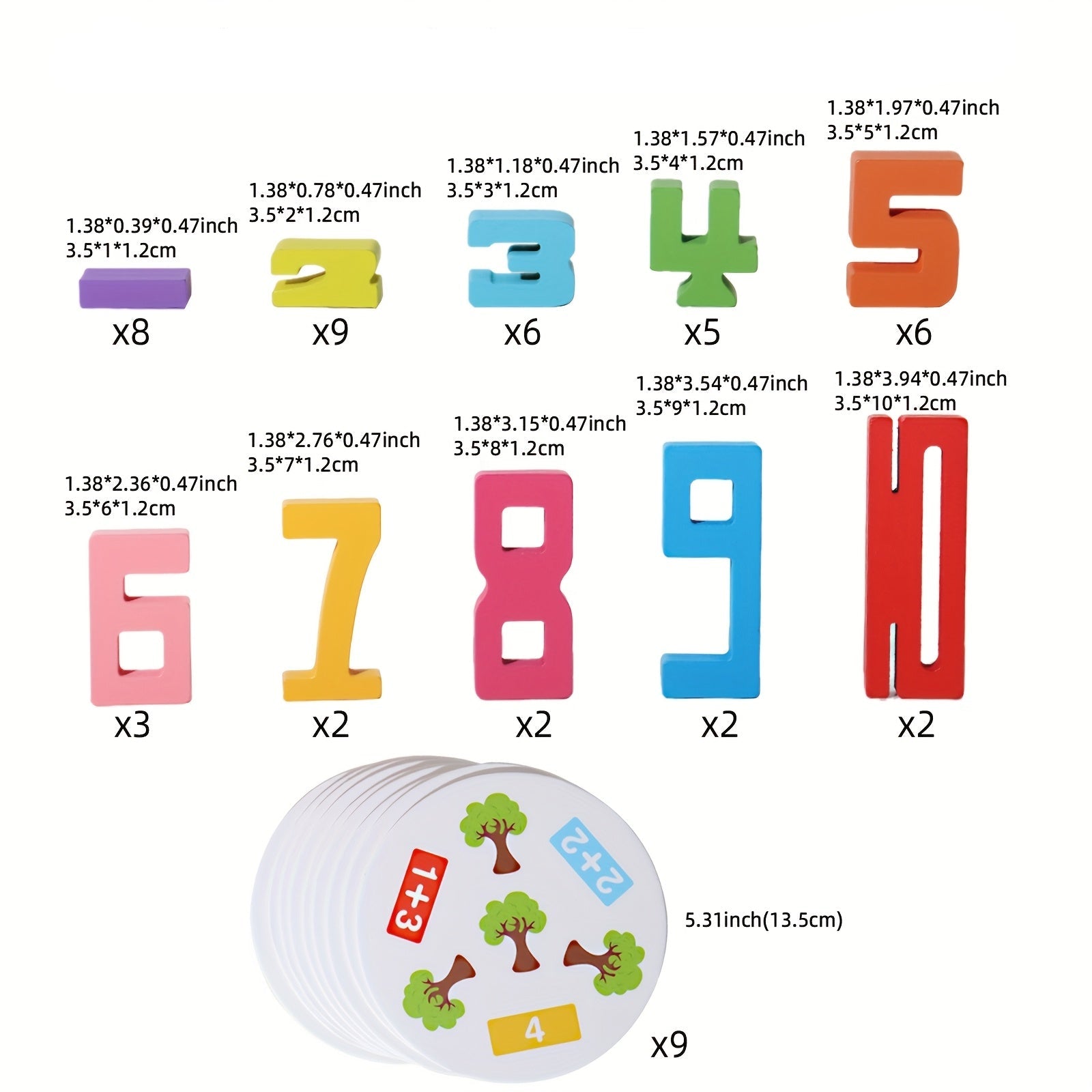 Creative Wooden Tower Building Blocks – 54 Colorful Pieces for Kids - Kid Zone