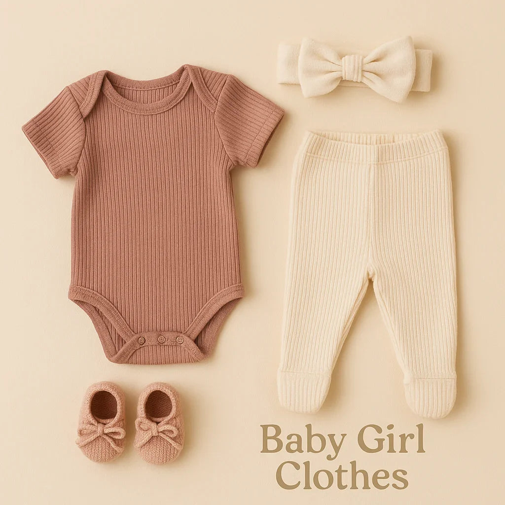 Baby Girl Clothes Collection Generated Image 