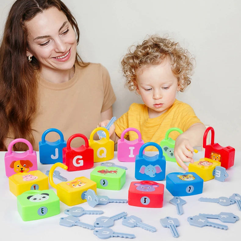 Montessori Wooden Lock Box – Educational Latches & Locks Toy for Toddlers - Kid Zone