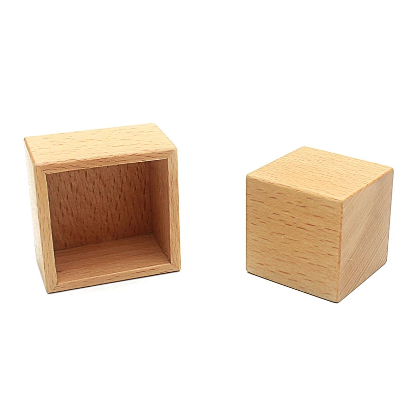 Montessori Shape Sorting Cube & Matching Box – Early Learning Educational Toy for Toddlers - Kid Zone