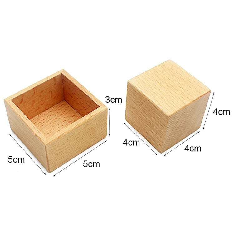 Montessori Shape Sorting Cube & Matching Box – Early Learning Educational Toy for Toddlers - Kid Zone
