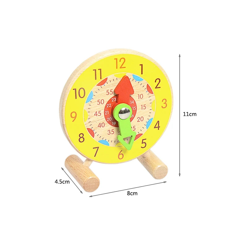Montessori Wooden Calendar & Clock Toy – Educational Time Learning Board for Kids - Kid Zone