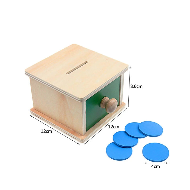 Montessori 4-in-1 Shape Sorting Imbucare Box – Wooden Early Learning Toy for Babies - Kid Zone
