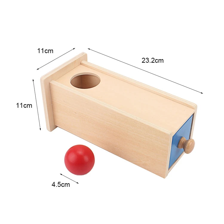Montessori 4-in-1 Shape Sorting Imbucare Box – Wooden Early Learning Toy for Babies - Kid Zone