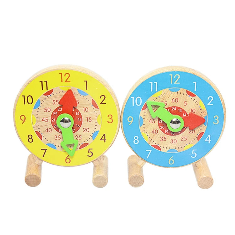 Montessori Wooden Calendar & Clock Toy – Educational Time Learning Board for Kids - Kid Zone