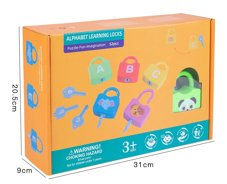 Montessori Wooden Lock Box – Educational Latches & Locks Toy for Toddlers - Kid Zone