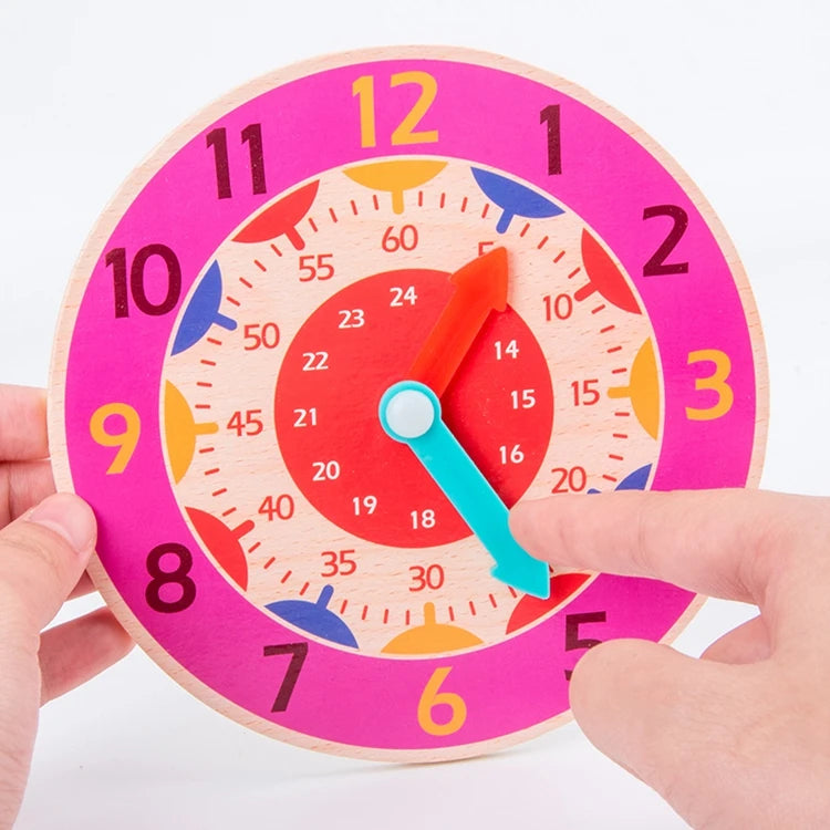 Montessori Wooden Calendar & Clock Toy – Educational Time Learning Board for Kids - Kid Zone