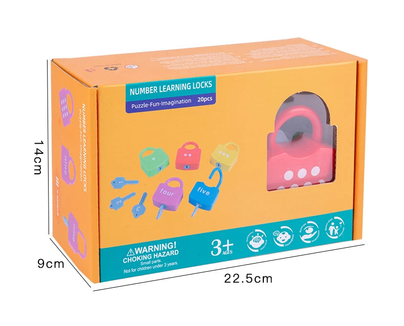 Montessori Wooden Lock Box – Educational Latches & Locks Toy for Toddlers - Kid Zone