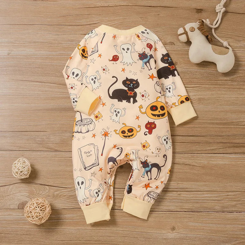 Newborn Fall Clothes – Soft & Cozy Autumn Baby Bodysuit “Happy Days” - Kid Zone