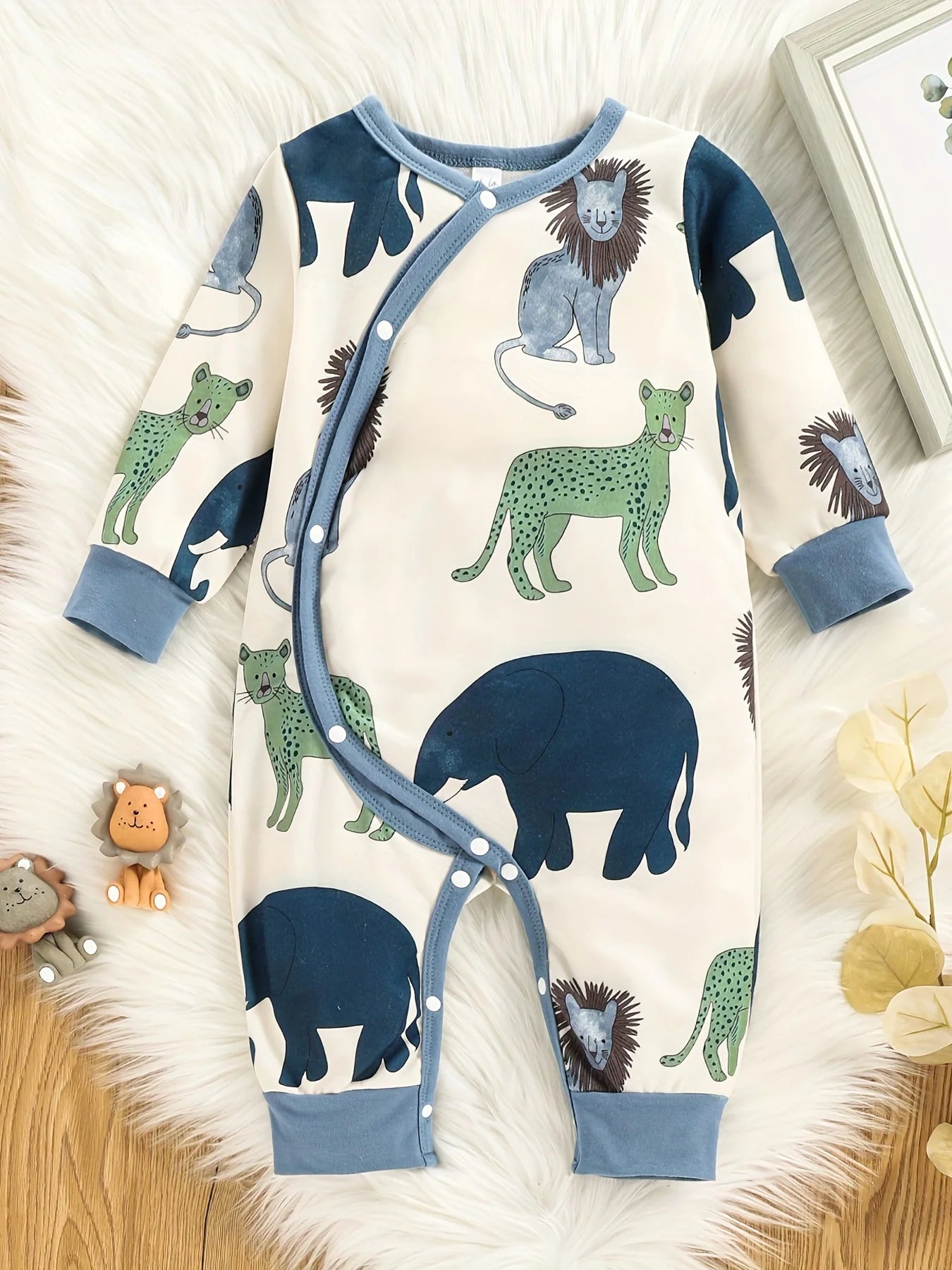 Daily Cartoon – Newborn Cotton Romper | Soft Everyday Newborn Clothes - Kid Zone