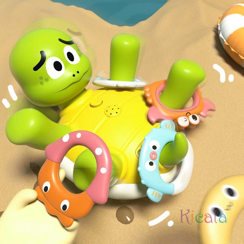 Electric Bath Turtle Toy for Kids – Floating Sprinkler & Rotating Water Play - Kid Zone