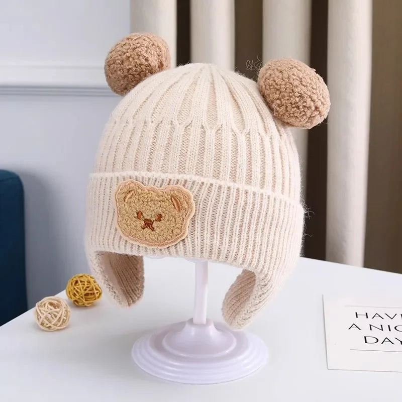 Warm Winter Knitted Baby Hat – Soft & Cozy Unisex Accessory - Kid Zone