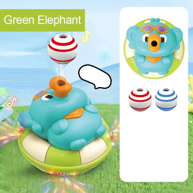 Interactive Floating Animal Ball – Musical LED Obstacle-Avoiding Educational Toy for Kids - Kid Zone