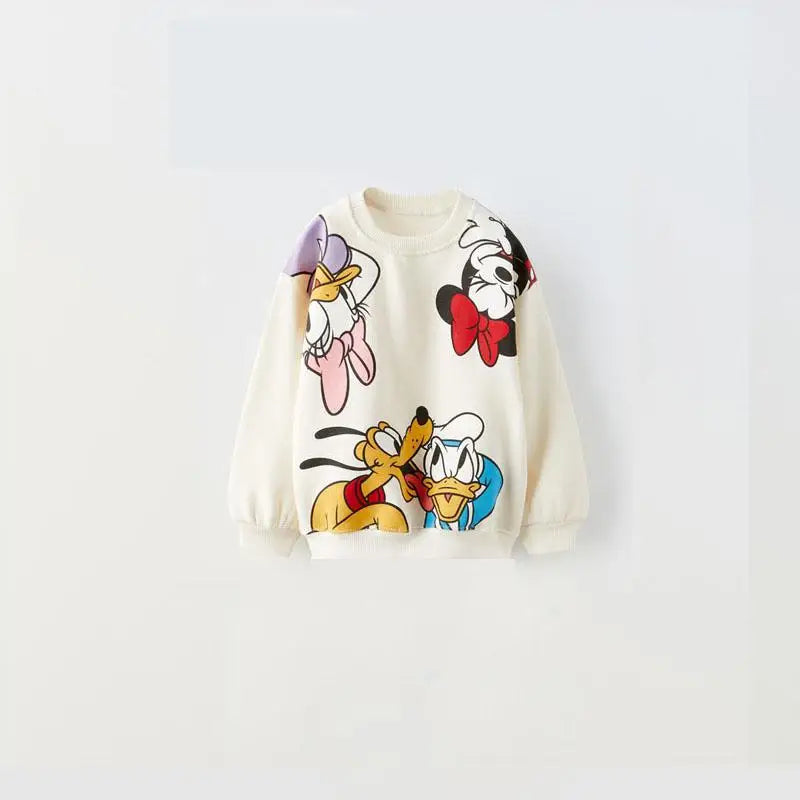 Cartoon Casual Kids Set - Pants and T-Shirt 