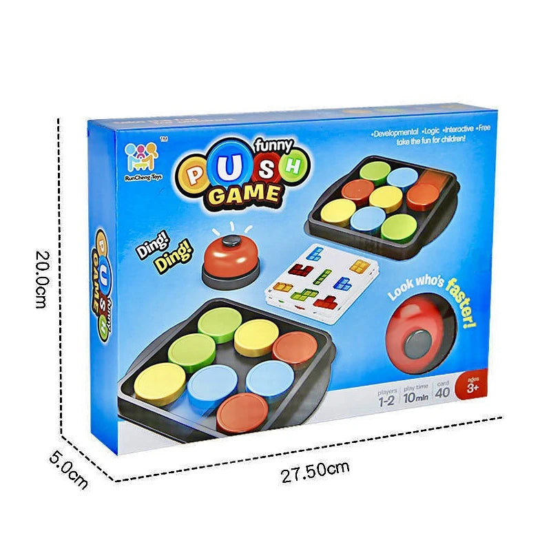 Crazy Push Musical Game – Memory Challenge Table Game for Kids - Kid Zone