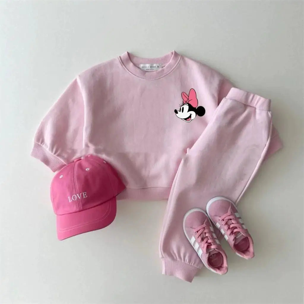Disney Baby Girl Clothes – Cartoon 2-Piece Outfit - Kid Zone
