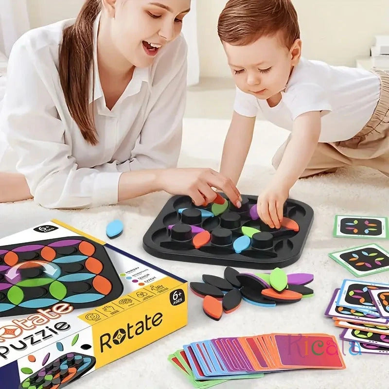 Rotating Leaf Puzzle – Colorful Logic Challenge Game for Kids - Kid Zone