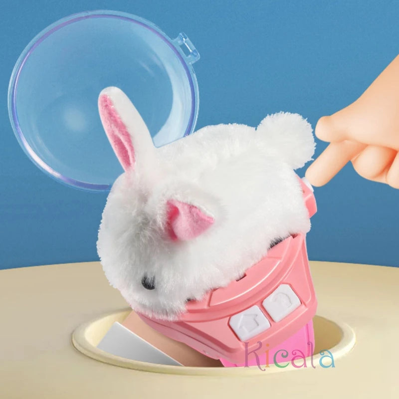 Kids RC Watch Car – Mini Remote-Control Racing Toy with LED Lights - Kid Zone