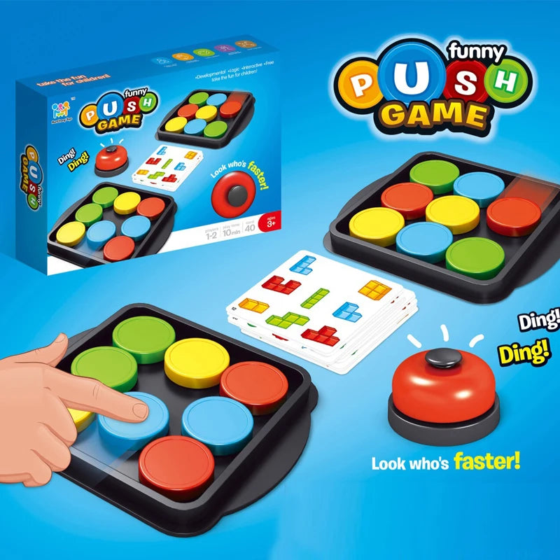 Crazy Push Musical Game – Memory Challenge Table Game for Kids - Kid Zone