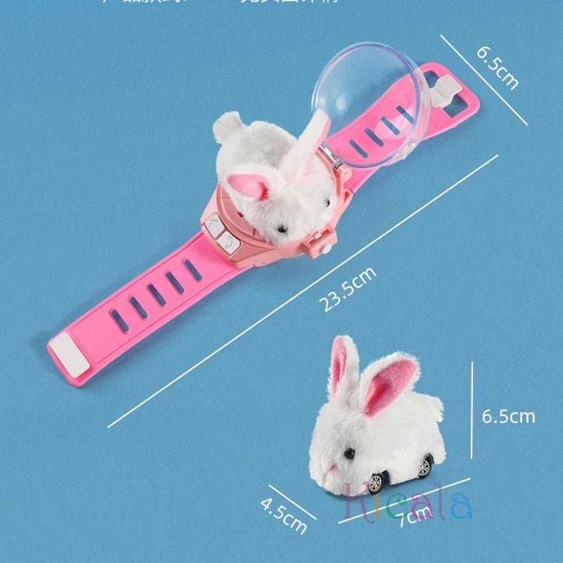 Kids RC Watch Car – Mini Remote-Control Racing Toy with LED Lights - Kid Zone