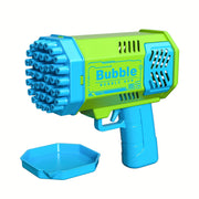 Galaxy LED Bubble Gun – 40-Hole High-Output Bubble Blaster for Kids - Kid Zone