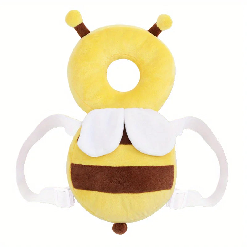 Baby Bee Head Protection Pillow – Soft, Breathable Safety Cushion for Toddlers - Kid Zone