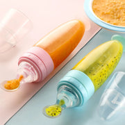 Silicone Feeding Spoon Dispenser – Safe, Soft & Easy Baby Food Tool - Kid Zone