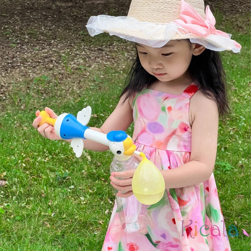 Cartoon Bubble Gun for Kids – Fun, Safe & High-Output Bubble Blaster - Kid Zone