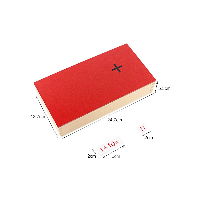 Montessori Wooden Math Board – Educational Counting & Operations Learning Toy for Kids - Kid Zone