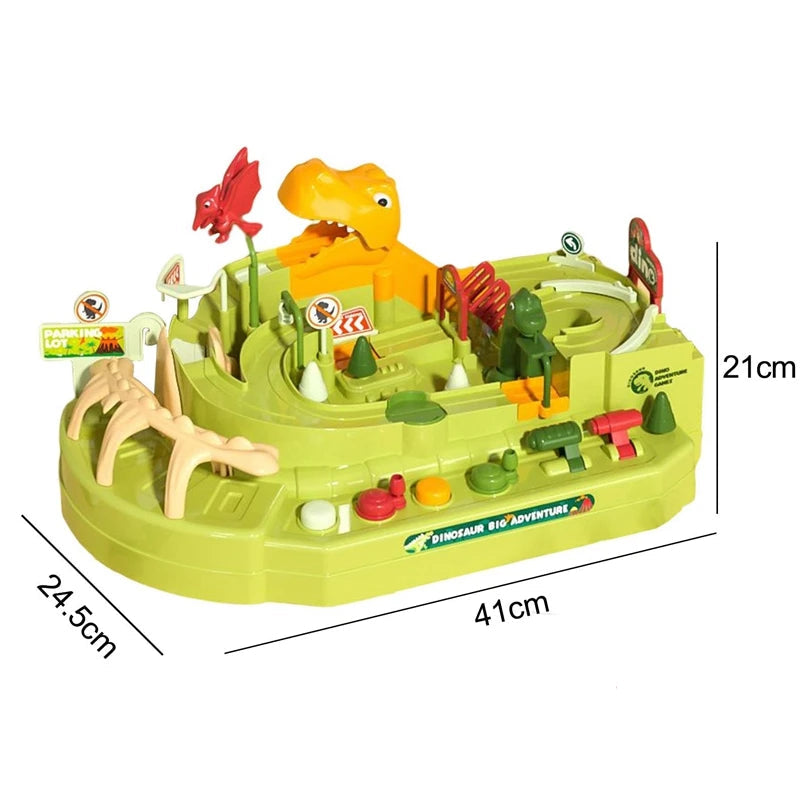 Montessori Train Racing Track Set – Interactive Educational Adventure Playset for Kids - Kid Zone