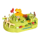 Montessori Train Racing Track Set – Interactive Educational Adventure Playset for Kids - Kid Zone