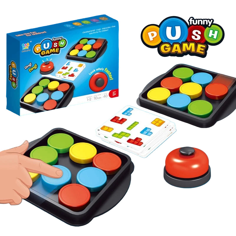 Crazy Push Musical Game – Memory Challenge Table Game for Kids - Kid Zone