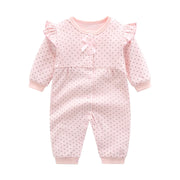 Tutti Dot – Polka Dot Newborn Baby Girl Bodysuit | Soft Cotton Infant Clothes - Kid Zone