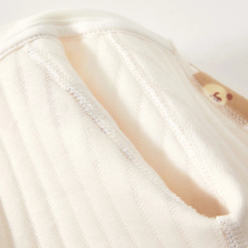 بادي أطفال شتوي ناعم بطبعة كيوت